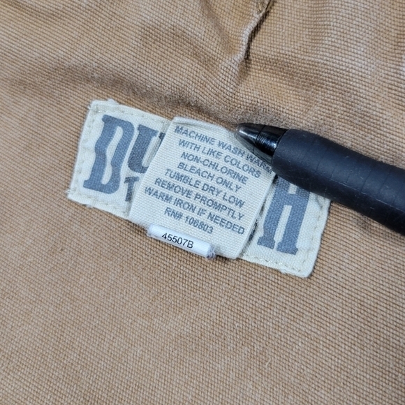 Duluth Flex Fire Hose Relaxed Fit Cargo Work Pants Mens 40x31 Brown Canvas 45507 - Picture 10 of 13